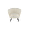 Calais fauteuil teddy wit.