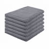 Pure4u Luxe Hotel Handdoek - Antraciet - 6 stuks - 50x100cm - 550 g/m2