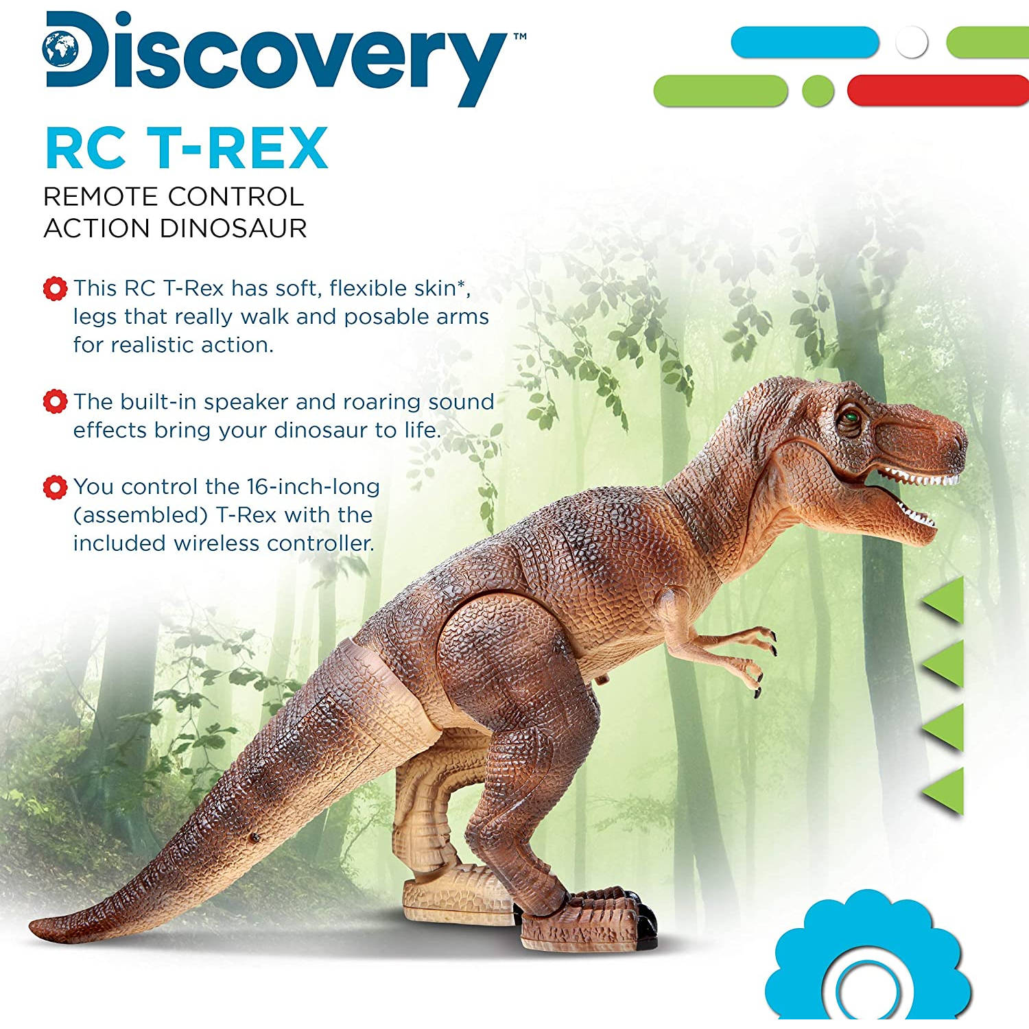 Niet meer geldig Heb geleerd aspect Discovery Kids RC T-Rex Dinosaurus – bewegende en lopende dinosaurus – |  Blokker