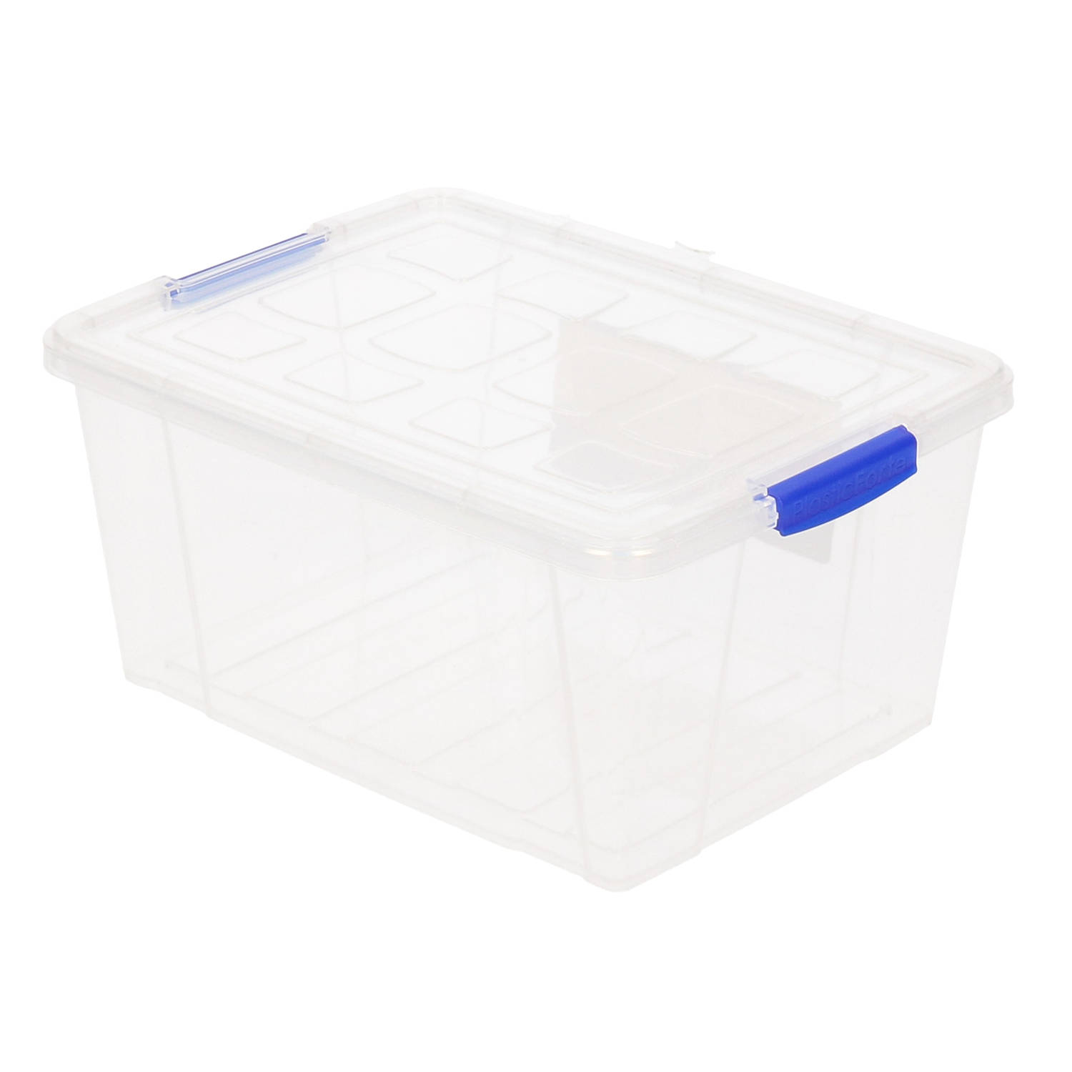 Opbergbox Met Deksel 1 Liter Transparant Kunststof Opbergbox