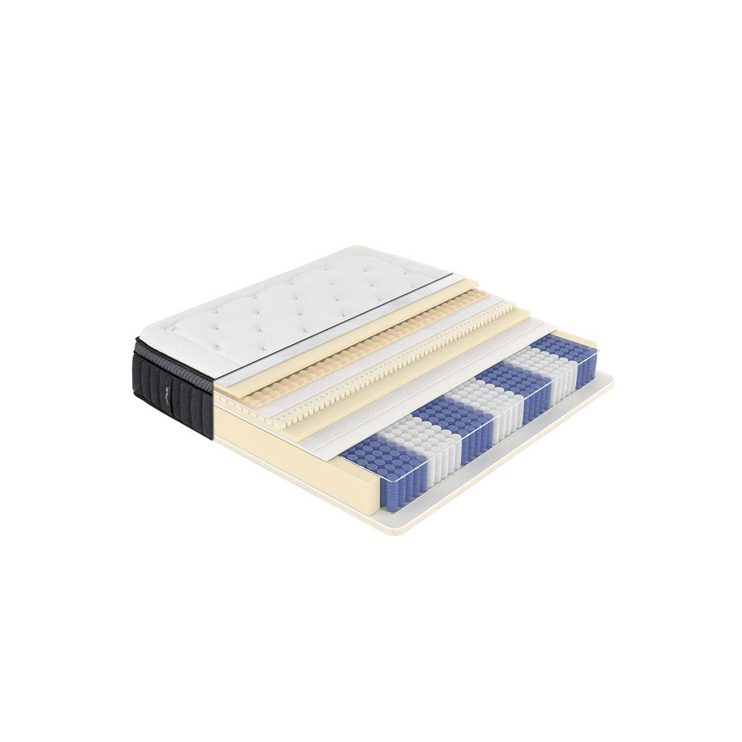 Larson Premium - Pocketvering en Memory foam matras - Larvik - 80x200