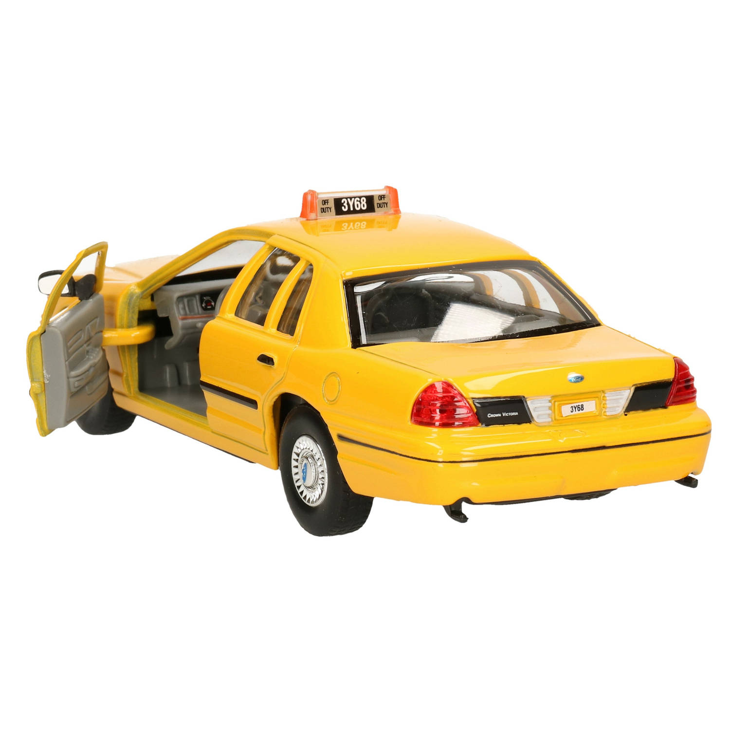 Leerling tetraëder Redelijk Modelauto/speelgoedauto Ford Crown Victoria taxi 1999 schaal 1:24/22 x 8 x  6 cm - Speelgoed auto's | Blokker