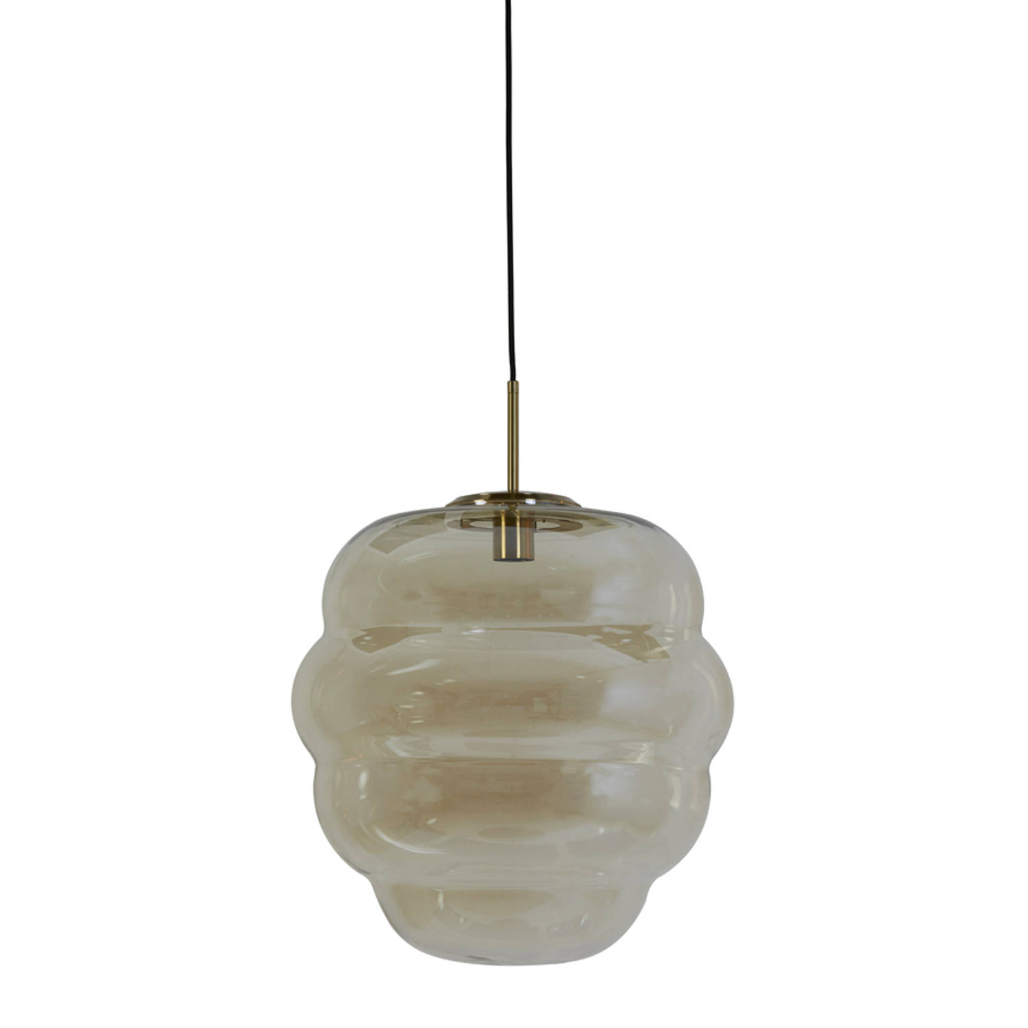 Light & Living Hanglamp Misty 45x45x48 Oranje