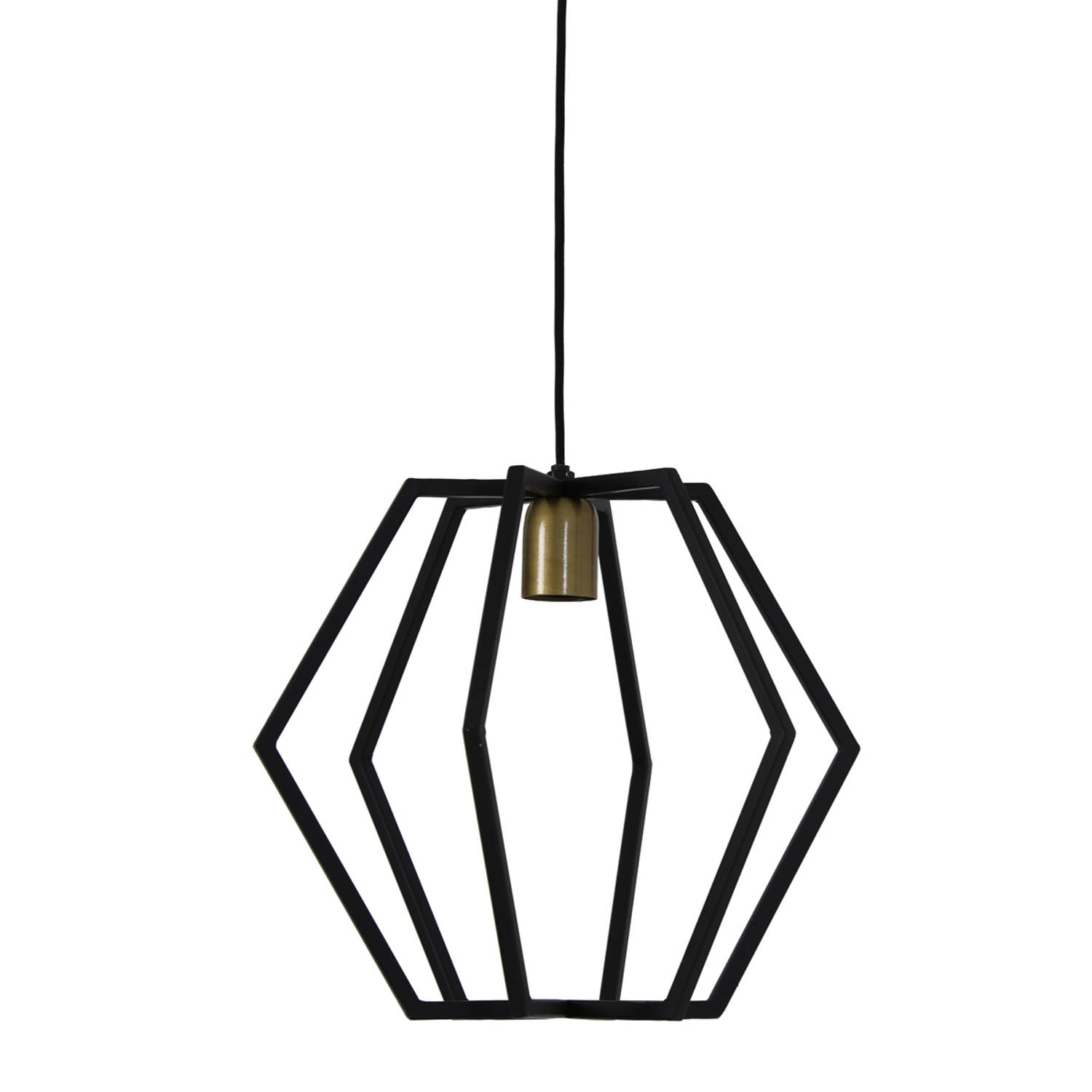 Light & Living Hanglamp 'Bresca' 35cm, kleur Mat Zwart