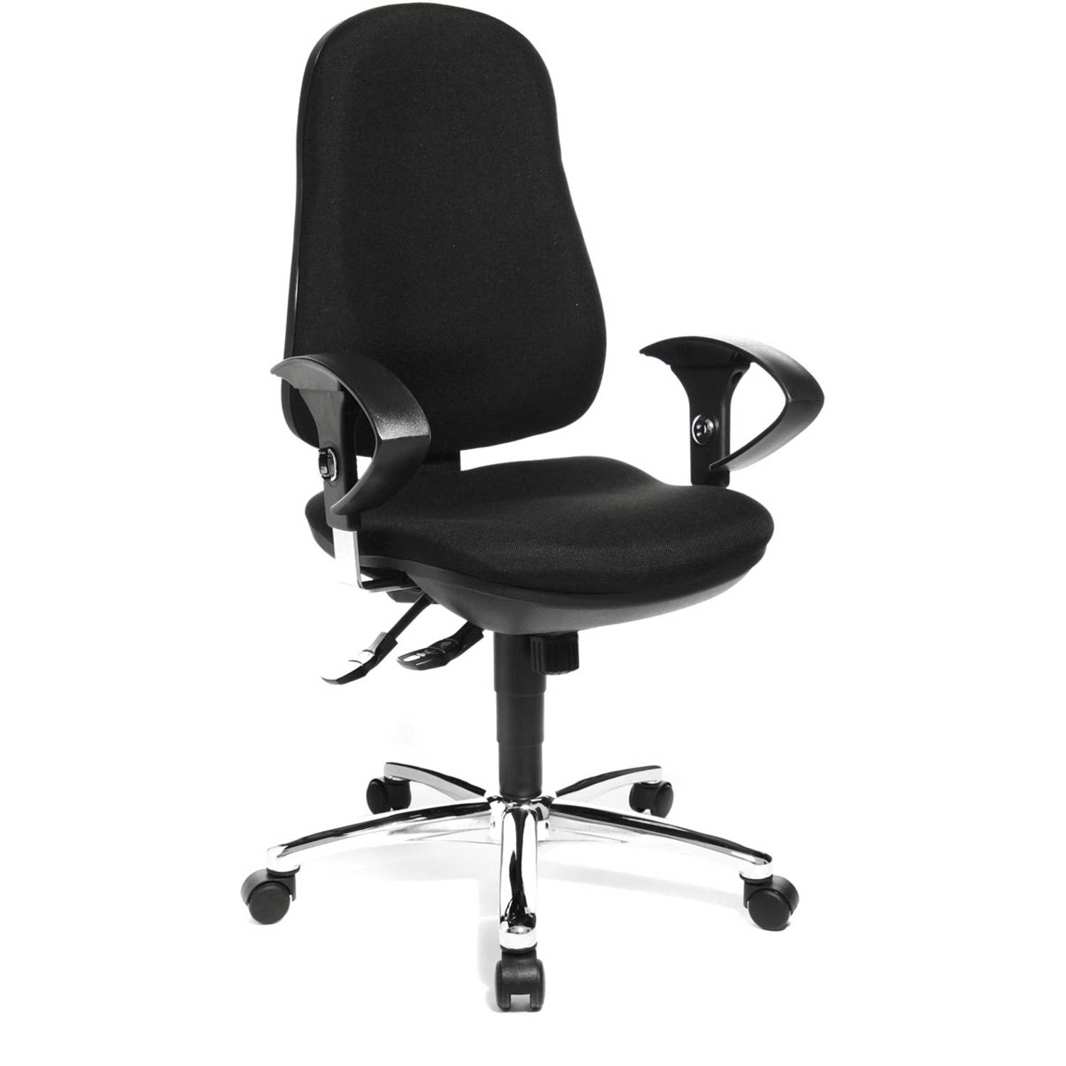 Topstar Support Sy verstelbare Office bureaustoel met armleuningen, stof, zwart