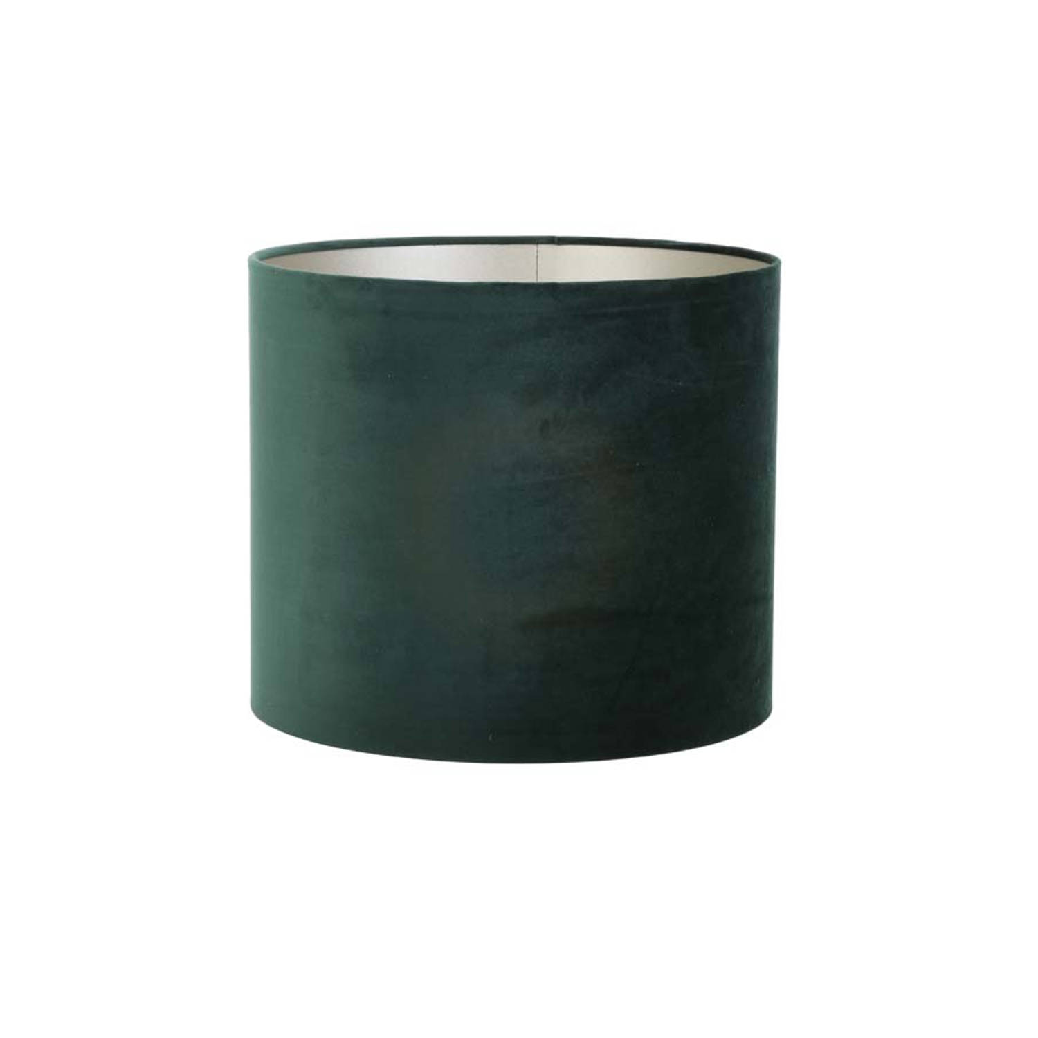 Kap cilinder 40-40-30 cm VELOURS dutch green Light & Living
