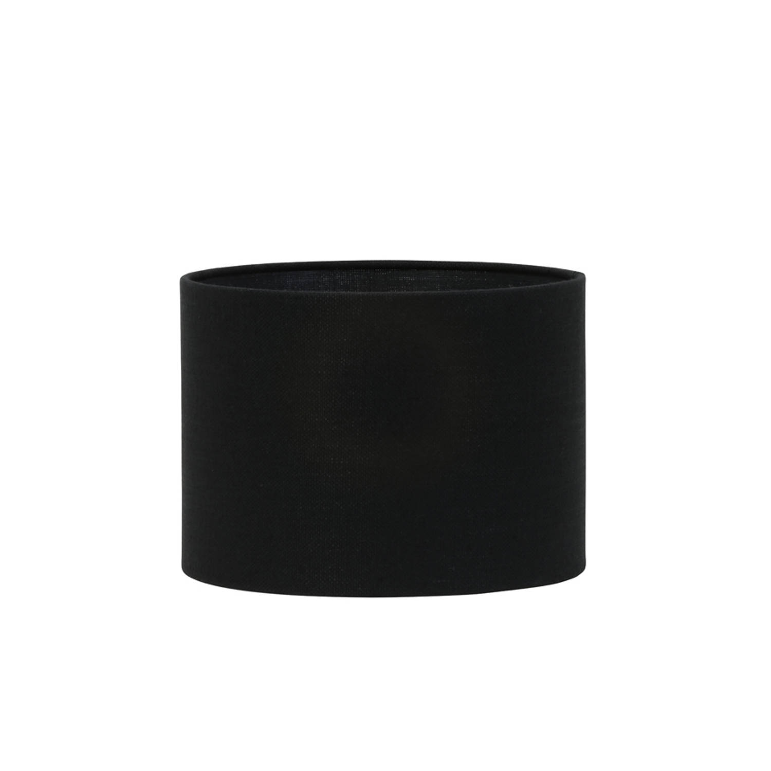 Kap cilinder -20-20-15 cm livigno zwart Light & Living