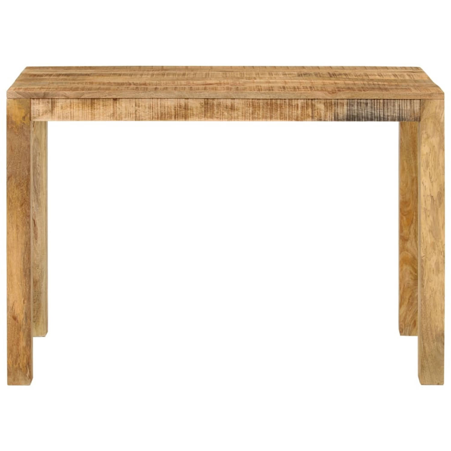 The Living Store Keukentafel Hout - 110 x 55 x 76 cm - Massief mangohout