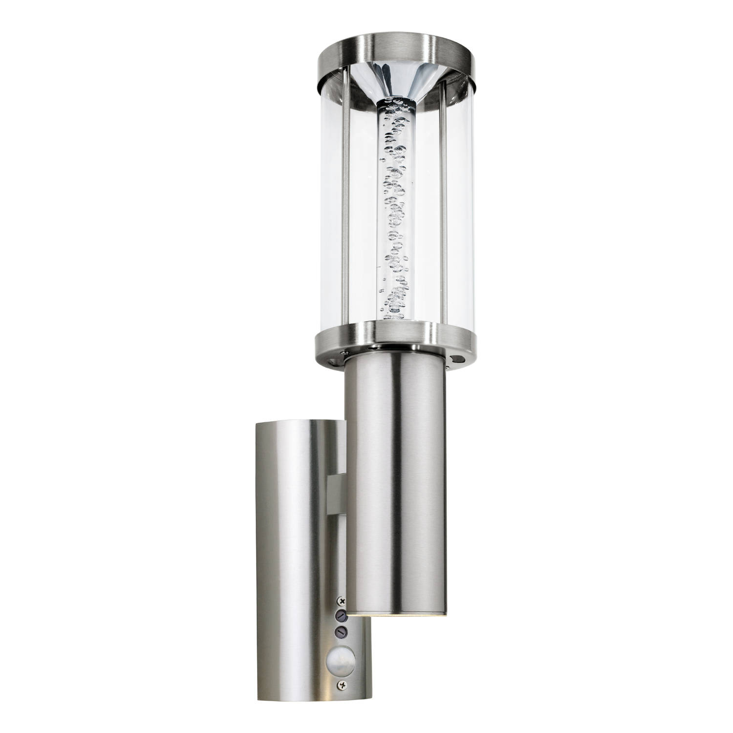 EGLO Trono Stick - Buitenverlichting - Wandlamp Met Sensor - LED - RVS