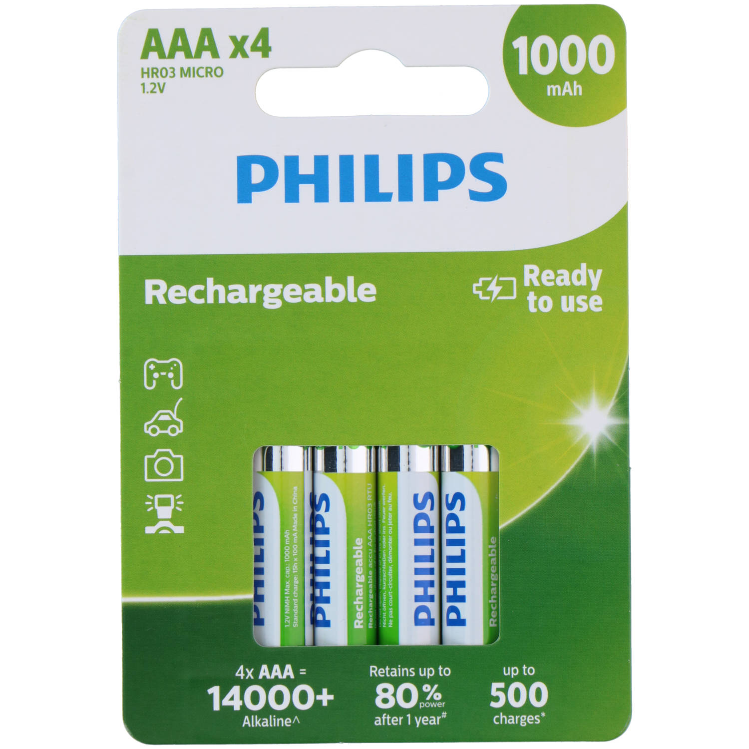 Rechargeables Batterij AAA R03B4RTU10