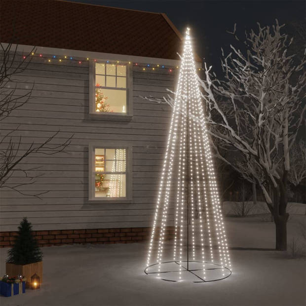 The Living Store LED Kegelkerstboom - 500 cm x 160 cm - Koudwit - 732 LEDs