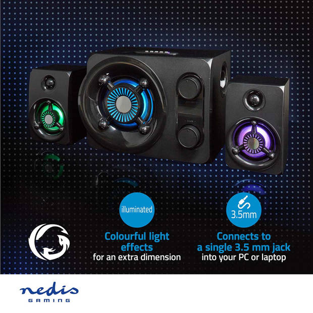 Nedis Gaming Speaker - GSPR41021BK