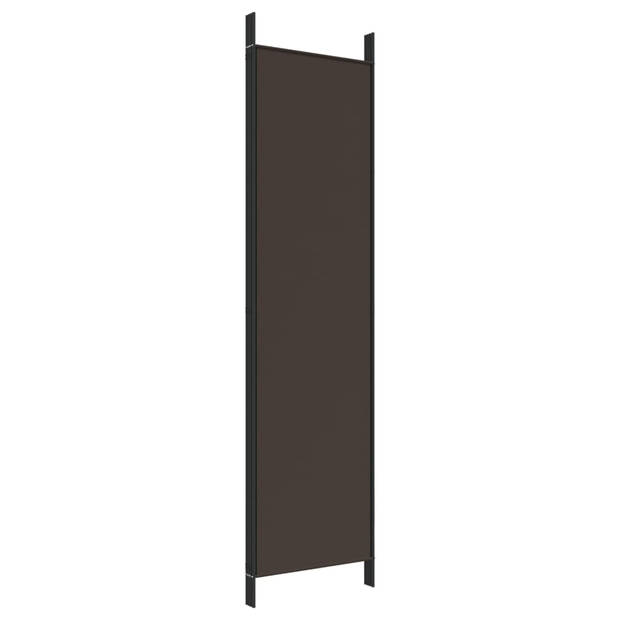 The Living Store Kamerscherm Bruin 4 Panelen - 200x200 cm - Duurzaam materiaal