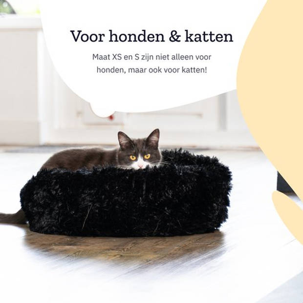 All 4 Pets Supply® Hondenmand Donut - Kattenmand - Maat S - Geschikt voor Honden/Katten tot 40 cm - Hondenmanden