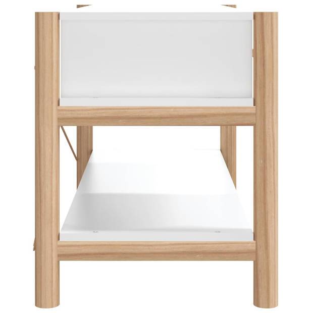 vidaXL Tv-meubel 82x38x45 cm bewerkt hout wit