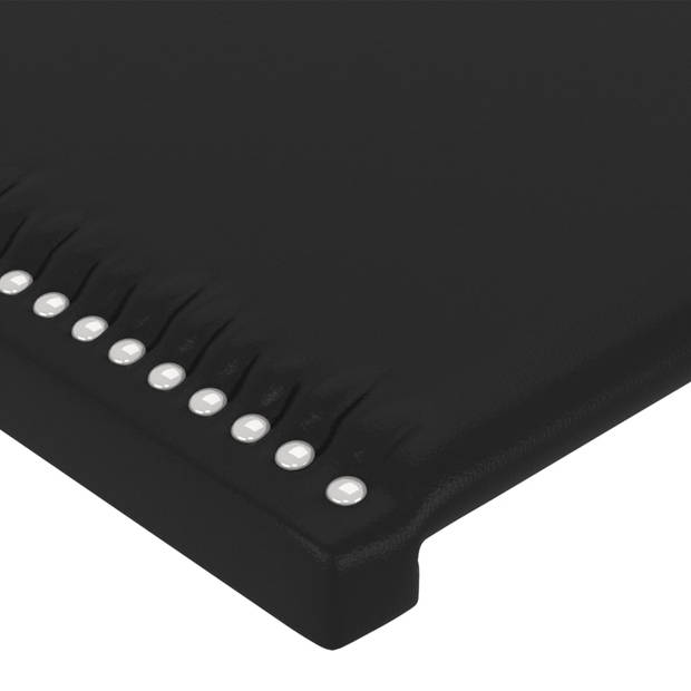 vidaXL Hoofdborden 2 st 90x5x78/88 cm kunstleer zwart