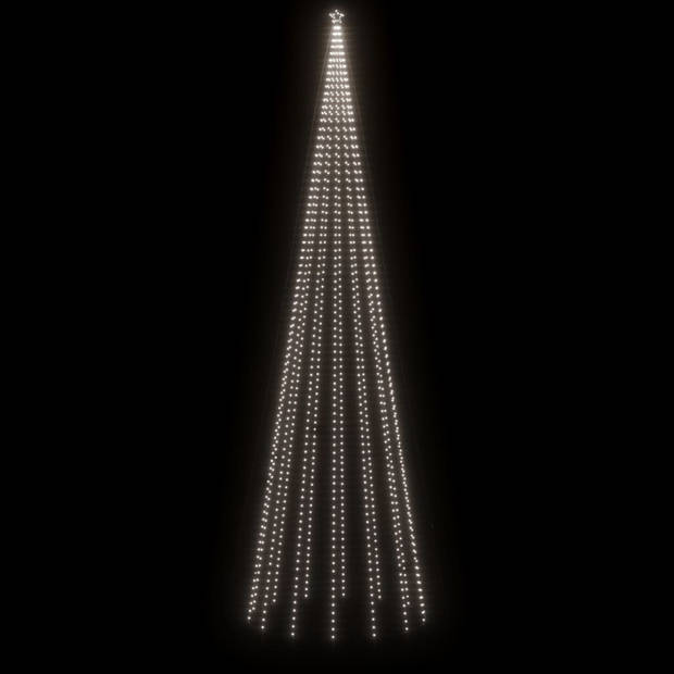 vidaXL Kerstboom met grondpin 1134 LED's koudwit 800 cm