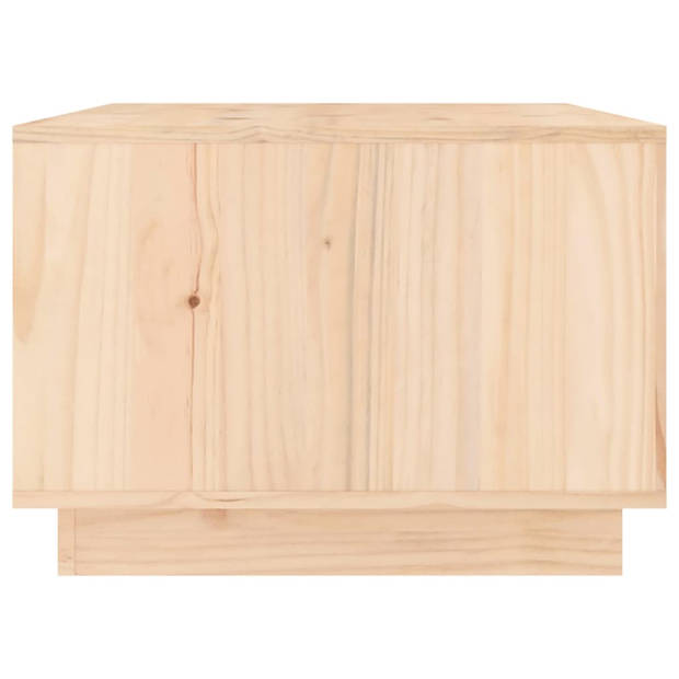 vidaXL Salontafel 80x50x35 cm massief grenenhout