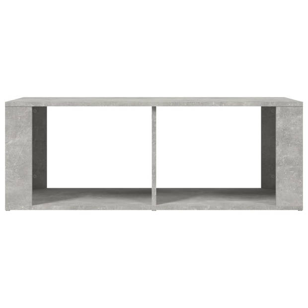 vidaXL Salontafel 100x50x36 cm bewerkt hout betongrijs