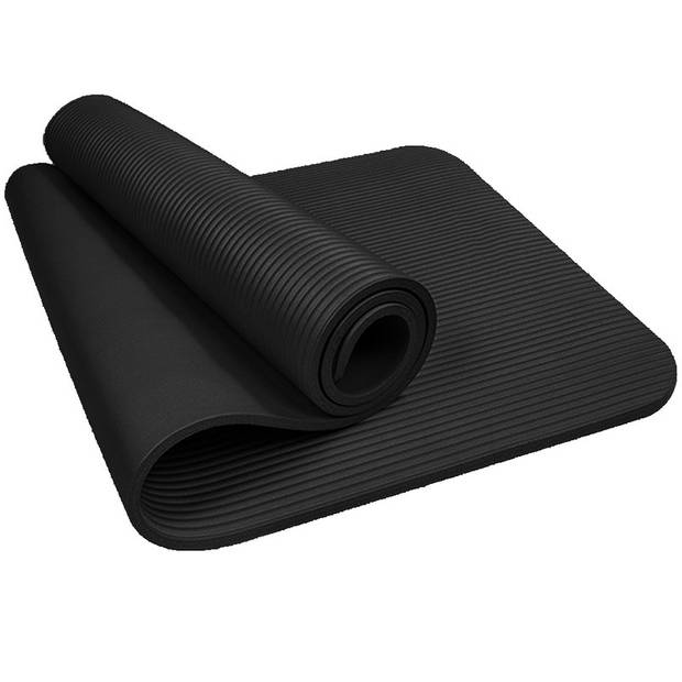 Yoga Mat 61 x 183 x 1 cm Zwart