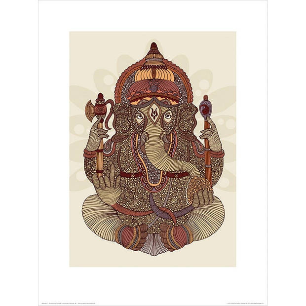 Kunstdruk Valentina Ramos - Ganesha 30x40cm