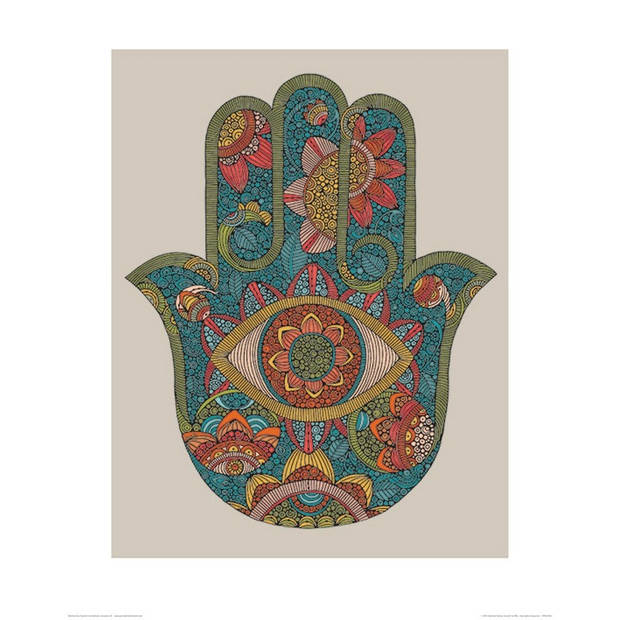 Kunstdruk Valentina Ramos - Hamsa 40x50cm