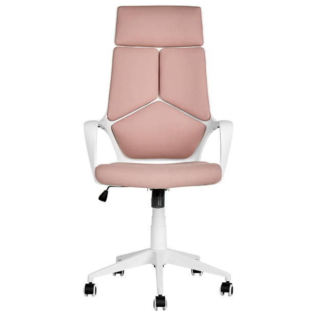 Beliani DELIGHT - Bureaustoel-Wit-Polyester