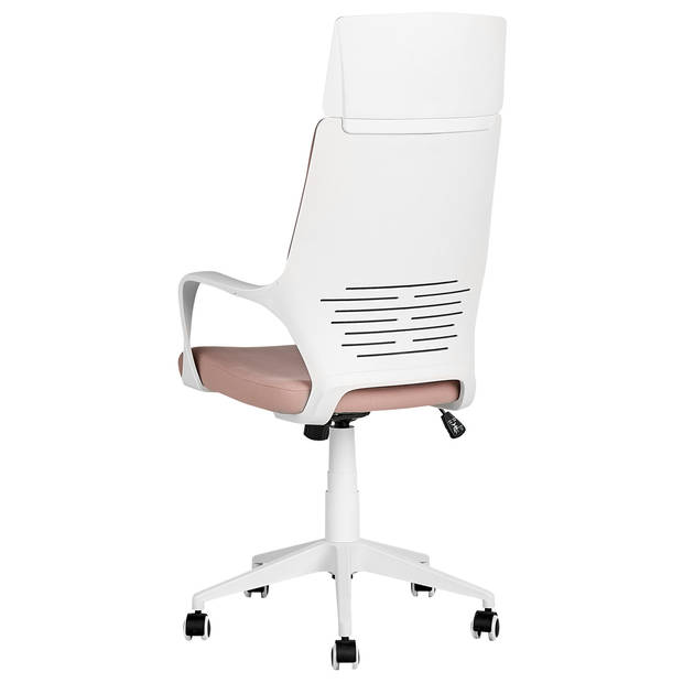 Beliani DELIGHT - Bureaustoel-Wit-Polyester