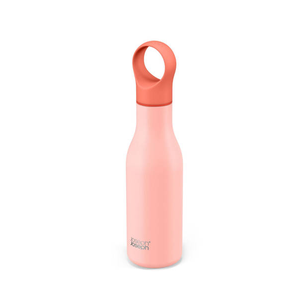 Joseph Joseph - Loop Drinkfles Vacuüm Dubbelwandig 500 ml - Roestvast Staal - Roze