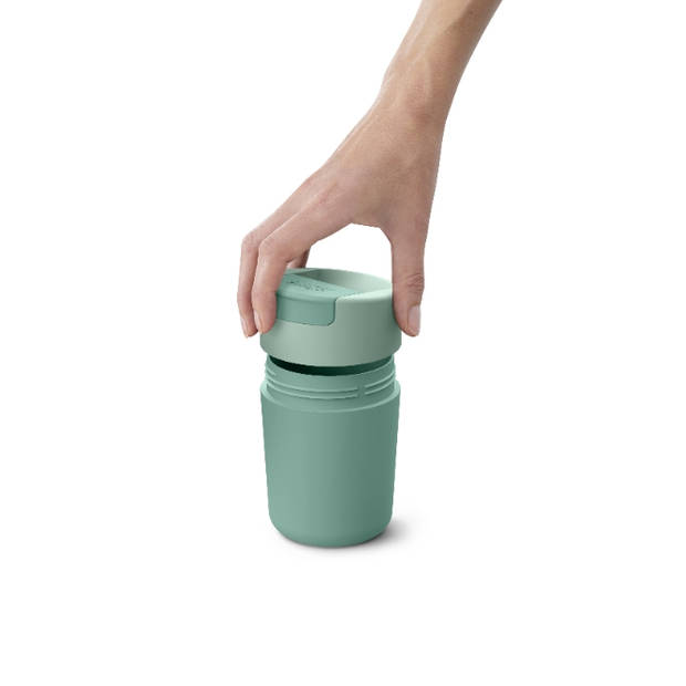 Joseph Joseph - Flip Top Drinkbeker, 0.34 L, Groen - Joseph Joseph Sipp