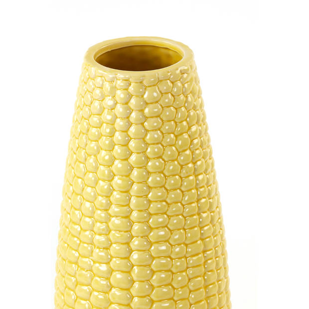 Light & Living - Vaas CORN - Ø16x41cm - Geel