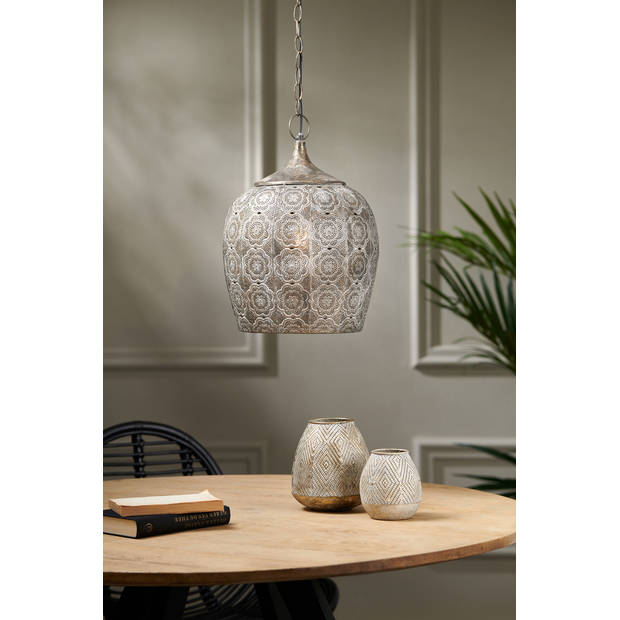 Light & Living - Hanglamp KADIRI - Ø31.5x45.5cm - Bruin
