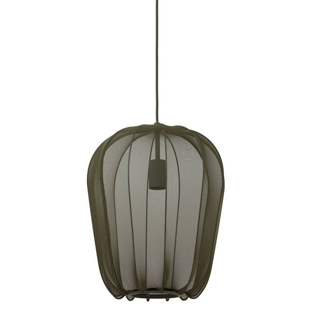 Light & Living - Hanglamp PLUMERIA - Ø34x40cm - Groen