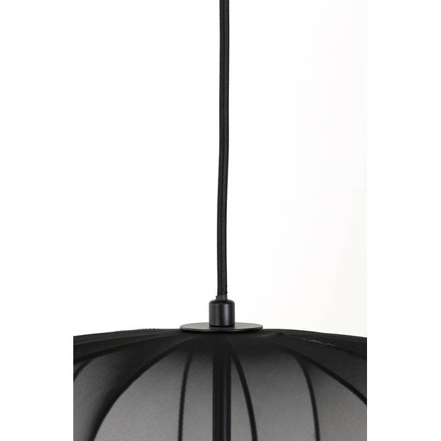 Light & Living - Hanglamp PLUMERIA - Ø50x37.5cm - Zwart