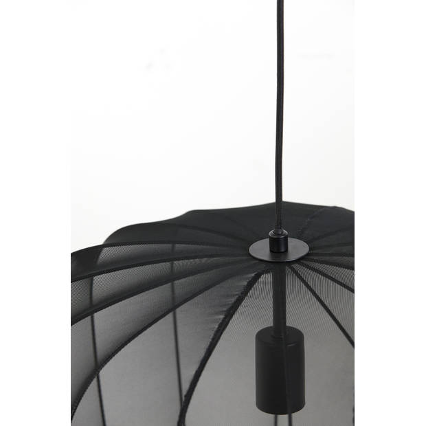 Light & Living - Hanglamp PLUMERIA - Ø50x37.5cm - Zwart