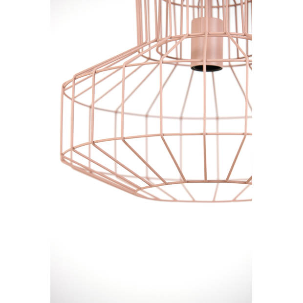 Light & Living - Hanglamp Fynn - 40x40x47 - Roze