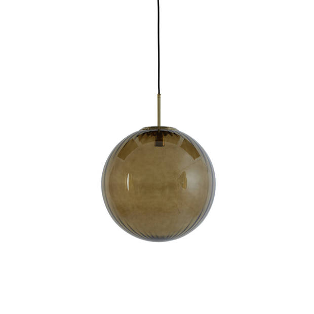 Light & Living - Hanglamp MAGDALA - Ø40x40cm - Bruin
