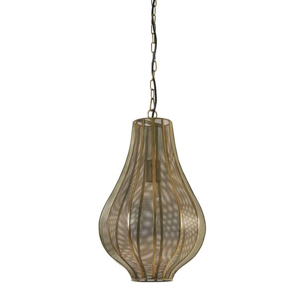 Light & Living - Hanglamp Micha - 29x29x48.5 - Goud