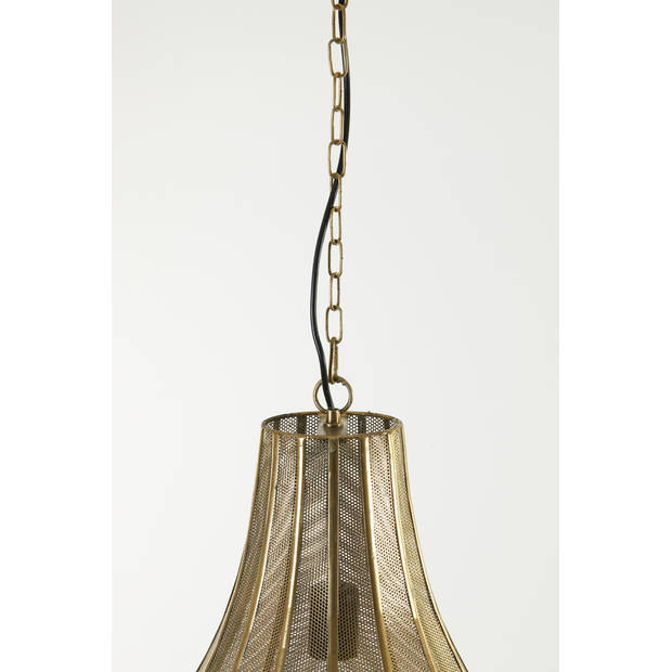 Light & Living - Hanglamp Micha - 29x29x48.5 - Goud