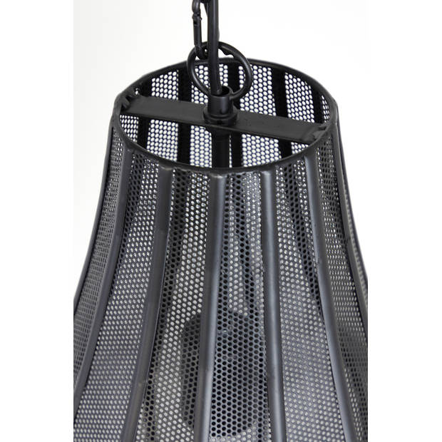 Light & Living - Hanglamp Micha - 29x29x48.5 - Zwart