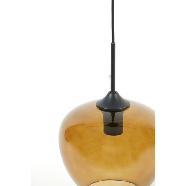 Light & Living - Hanglamp MAYSON - Ø23x18cm - Bruin