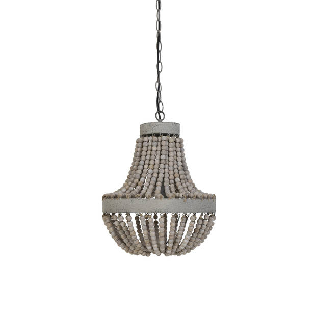 Light & Living - Hanglamp LUNA - Ø35.5x45cm - Wit