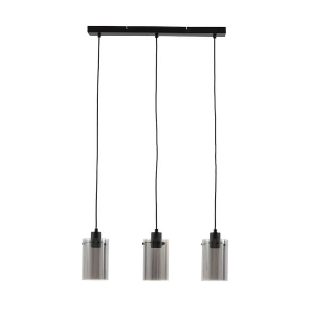 Light & Living - Hanglamp VANCOUVER - 65x12x18.5cm - Zwart