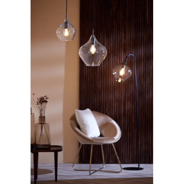 Light & Living - Hanglamp RAKEL - Ø27x29.5cm - Zwart