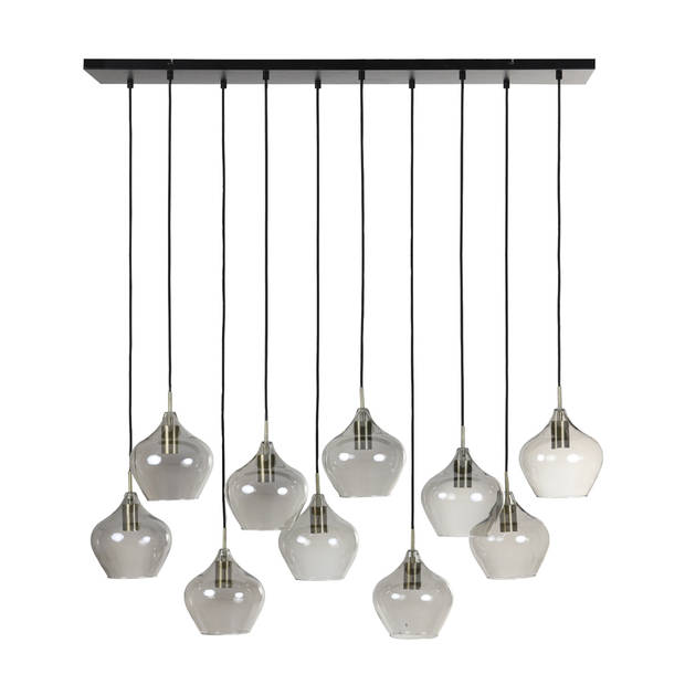 Light & Living - Hanglamp RAKEL - 124x35x60cm - Brons