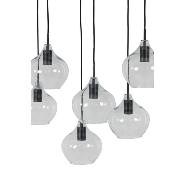 Light & Living - Hanglamp Rakel - 124x35x60 - Zwart