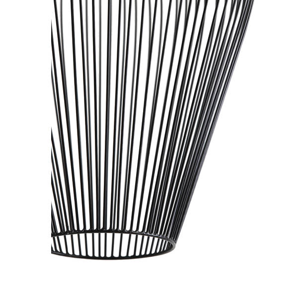 Light & Living - Hanglamp ABBY - Ø31x40cm - Zwart