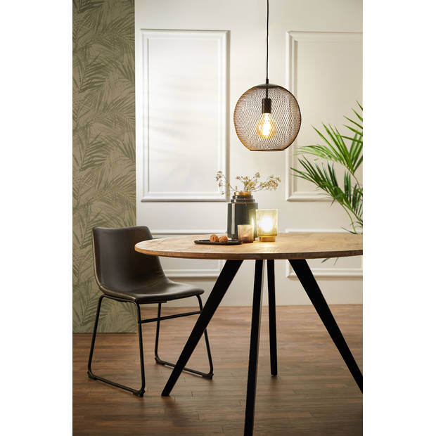 Light&living Hanglamp Ø30x29 cm REILLEY mat zwart