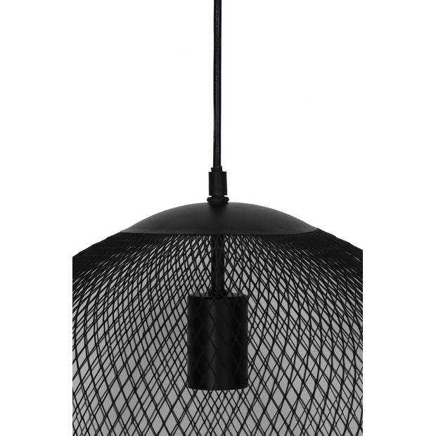 Light & Living - Hanglamp REILLEY - Ø50x56cm - Zwart
