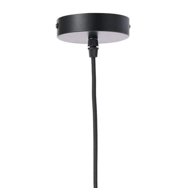 Light & Living - Hanglamp Paloma - 40x40x7.5 - Zwart